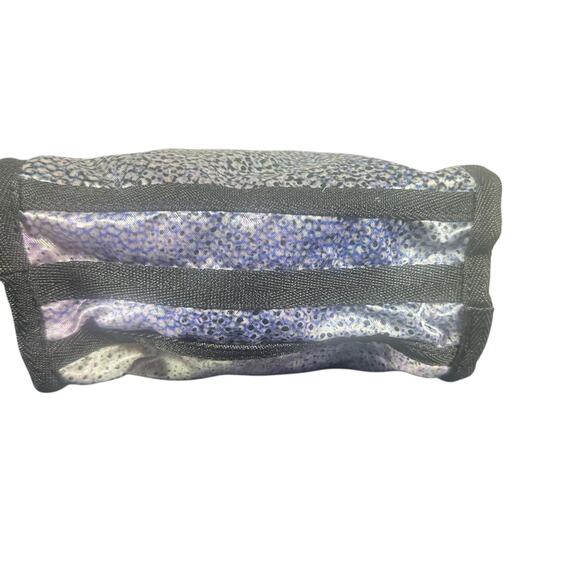 LeSportsac Mini Crossbody Bag Blue Black Abstract Print Small Nylon Purse - Picture 4 of 8